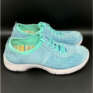 Dansko Light Blue Teal Suede Athletic Shoes